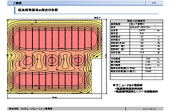 照度センサによる調光制御